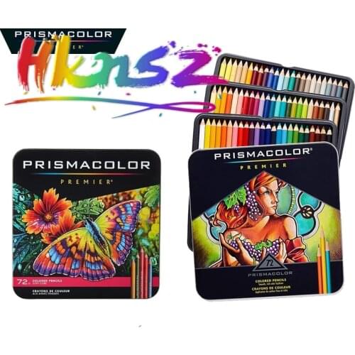 USA Prismacolor Premier Multicolour 72 Colors Professional oily Pencils Set Artist Painting Sketching Wood Color Pencil
