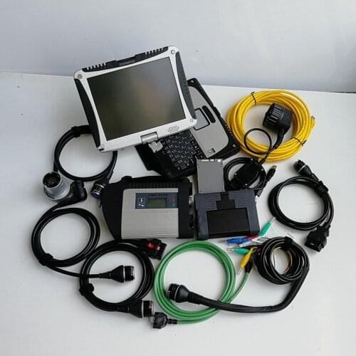 High Quality 2in1 Auto Diagnosis Tools MB Star C4 & Icom A2 with V12.2020 Software 1TB SSD installed on Used Laptop CF-19