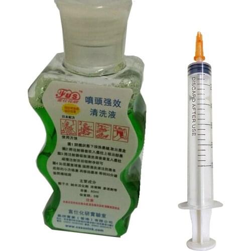Einkshop 80ML print head cleaning liquid for Epson/Canon/HP/Brother etc Inkjet Printe Print head Cleaning Solution