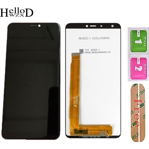 5.99" With Frame LCD Display For Wiko View Max W_P200 LCD Display Touch Screen Digitizer Sensor Panel Assembly Replacement