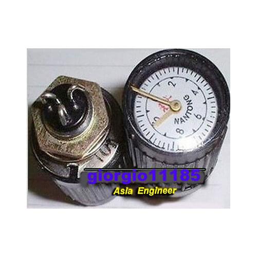 1pcs 10 Turn Dial Pointer Potentiometer 2.2k/470 Ohm/22K/10K/33K/47K/1K/4.7k Ohm WXD2-53