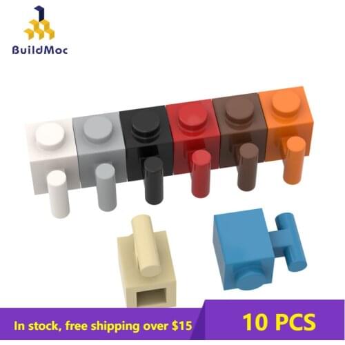 10PCS MOC 28917 2921 Brick Special 1x1 with Handle Catch DIY For Building Blocks Parts DIY Educational Tech Kids Toys