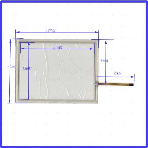 ZhiYuSun 8056 183mm*140mm 8inch 4-wire resistive touch panel for Car DVD, 183*140 GPS Navigator screen glass