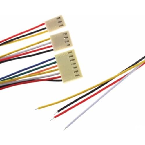 5pcs KF2510 2p-12p 2.54mm terminal wire single end electronic wire connector 20cm long