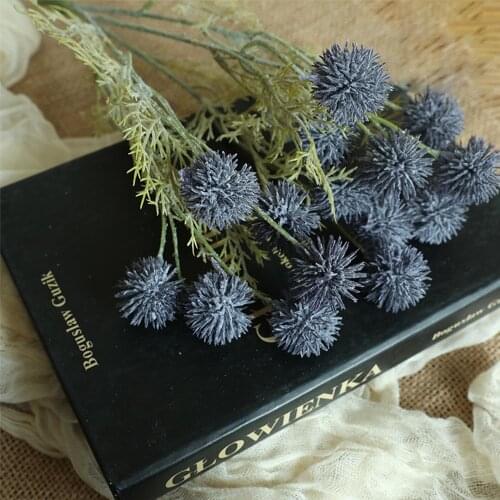 Berry Ball Artificial Flowers 15 Heads PE European Beautiful Bridal Bouquet Phoenix Orchid