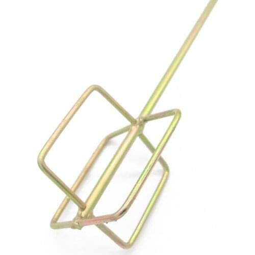 Cement Mixing Rod Handle Mixing Rod Drill Bit Putty Square Mortar Paint Powder Mixer Paint Cement Mixer Non-slip Mixing Rod