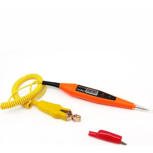 DC 2.5-32V Probe Light System Test Probe Lamp Auto Car Light Circuit Tester Lamp Voltage Test Pen Detector Copper For Trailers