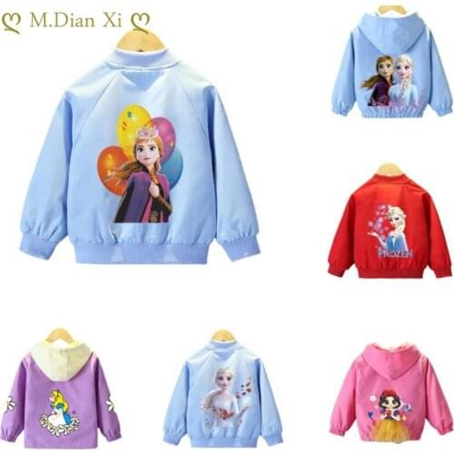 Disney Childrens Clothing Autumn New Cartoon Jacket Boys and Girls Baby Outing Windbreaker Childrens Zipper Cardigan