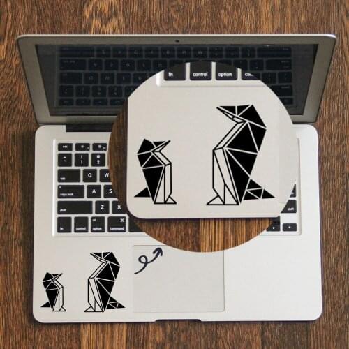 Penguin Geometric Trackpad Decal Laptop Sticker for Apple Macbook Pro Air Retina 11 12 13 14 15 inch HP Mac Book Touchpad Skin
