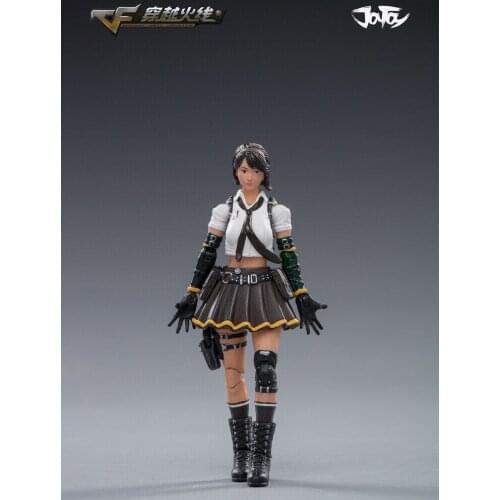 JOYTOY 1/18 scale military figure fighting female action figure sunflower zero model toy collection