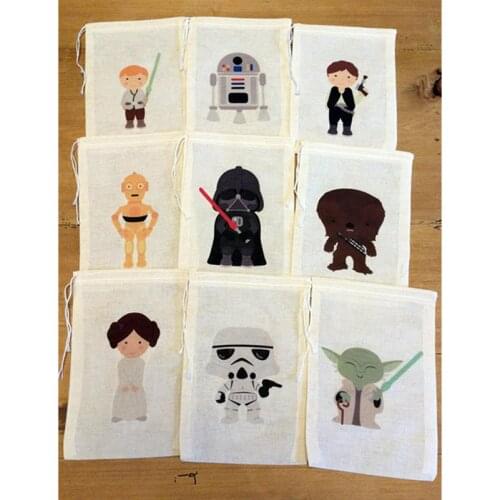 Personalize kit party bag Baby Shower favor Bags Candy Treat Bag pouch christening baptism gift bag Drawstring birthday gift bag