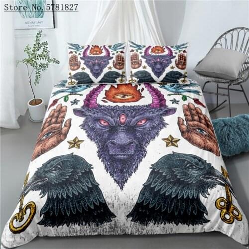 2/3 Pieces Cartoon Cattle Bedding Set Oldschool Duvet Cover For Bedroom Bed Quilt Cover For Kids Adults Bed Cover Set Pillowcase