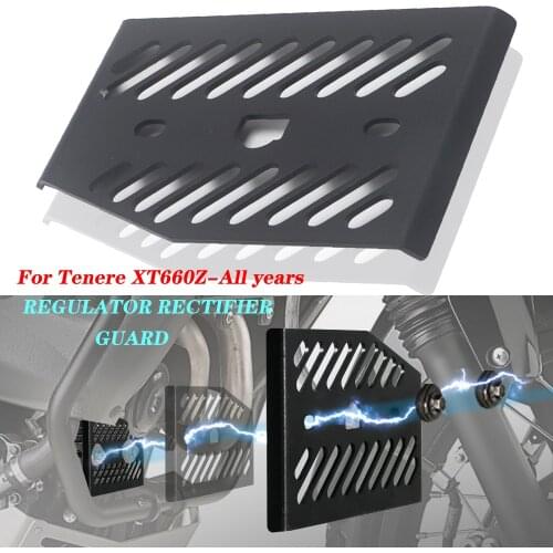 Motorcycle Regulator Rectifier Guard Protector Cover Protecting Mask Board Baffle For Yamaha Tenere XT660Z XTZ 660 All years