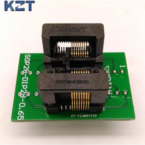 SSOP16 TSSOP16 to DIP16 Programming Socket Pitch 0.65mm IC Body Width 4.4mm 173mil Flash Test Socket Adapter