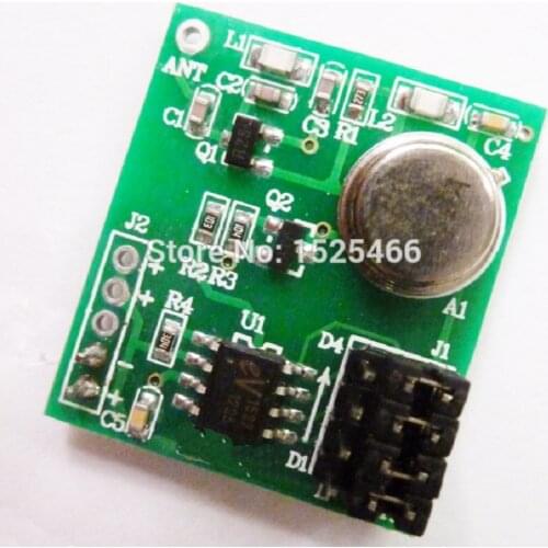 DC 3-12V 433Mhz ASK OOK EV1527 Encoded Learning code Transmitter Module for Home Burglar Security Alarm System Wireless doorbell