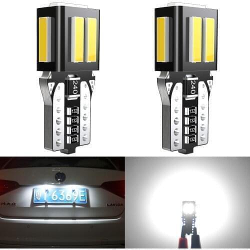 2pcs T10 W5W LED Canbus 194 168 Bulb for Nissan Qashqai Leaf X Trail Note Tiida Almera Car Led Interior Trunk Light 6500K White