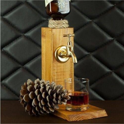 Natural Wood Wine Fountain