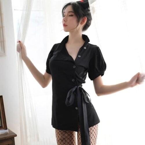 Women nurse uniform short skirt temptation passion suit female Erotic uniform halloween set Sexy Nightclub Party Cosplay Costume