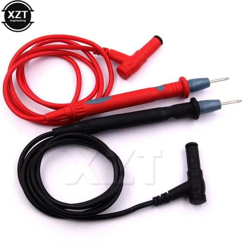 1Pair Universal 1000v 10A Probe Multimeter Test Leads For Digital Multi Meter Tester Lead Probe Wire Pen Cable Tool V/A IC Test