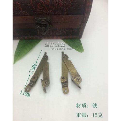 20/ pack 73*11mm Small hinge Hinge Gallery drawer accessories Hardware Accessories Get screw wholesale