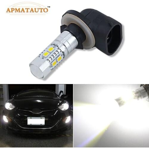 2 x 50W H27W/2 881 886 894 898 899 Car Auto LED Fog DRL Light Bulb Lamp For Hyundai Accent Tucson Sonata Santa 12V