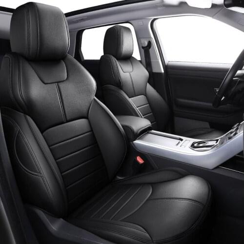 ZHOUSHENGLEE custom car seat covers for Land Rover All Models Rover Range Evoque Sport Freelander Discovery 3 4 5 car accessorie