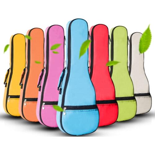 Ukulele Bag Case Backpack Shoulder Strap Oxford Durable Washable Fashion UKULELE Gig Bag Case Large Size for 21 23 26 28 30inch