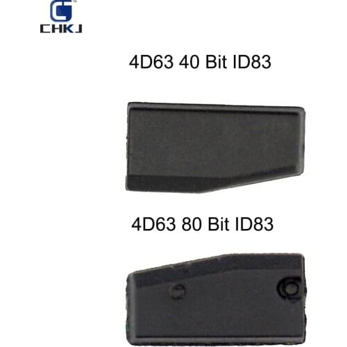 CHKJ 5Pcs/Lot Carbon 4D63 80 Bit 40 Bit Transponder Chip For Ford Festa Focus 2 Mondeo Mk4 Auto Key ID83 Blank Chip Accessories