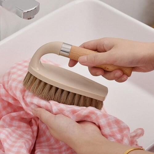 Brush Wooden Laundry Cleaning Brush Cleaner Wood Shoe Washing Bathroom Floor Decontamination Brush Cleaning Tool shoes cleaner