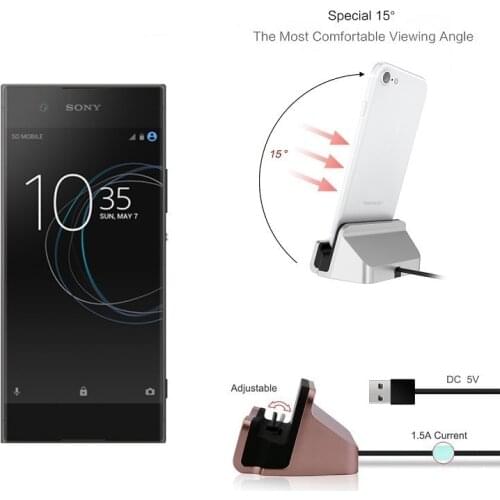 For Sony Charger Dock Docking Station For Sony Xperia XA XA1 XA2 Ultra XZ XZs XZ2 XZ1 Compact Charger Charging Station Dock Base