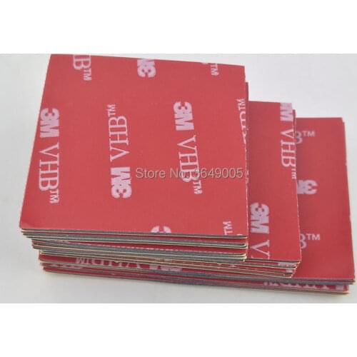10pcs Rectangle 25mmX50mm 3M VHB 5952 Heavy Duty Double Sided Adhesive Acrylic Foam Tape Good