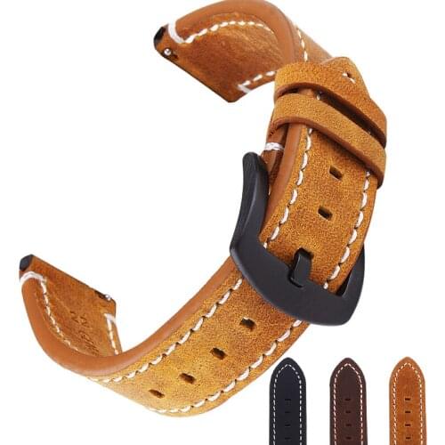 For Samsung Watch galaxy bracelet galaxy active / Active 2 40/44mm Watch Band Leather Band for Samsung Galaxy Watch 42mm Strap