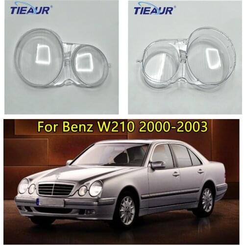 Car Headlight Len cover For Mercedes-Benz W210 2000-2003 E200 E280 E320 E350 Right headlight shell
