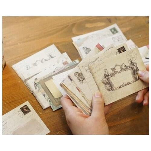 12pcs/lot 100*80mm New Vintage European style mini envelope school office supplies