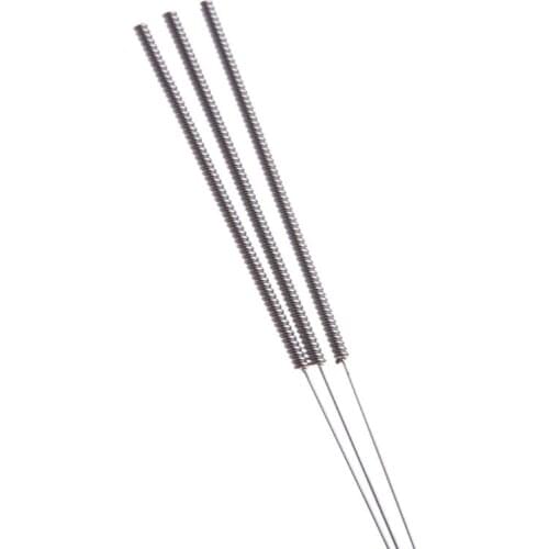 W3JD 10Pcs 3D Printer Nozzle Cleaning Needles Kit Stainless Steel Cleaning Tool