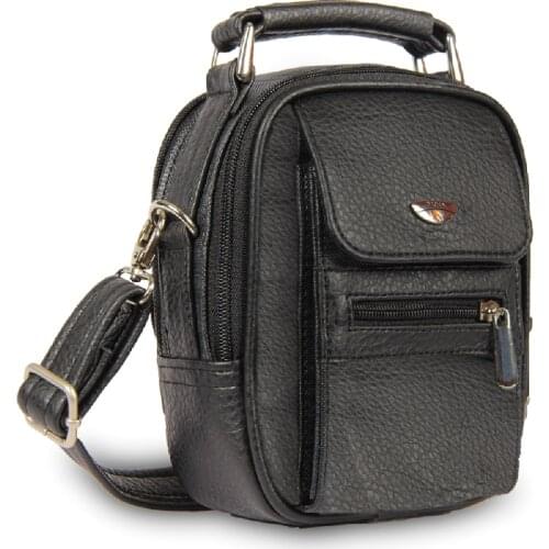 Alone Brand Shoulder Strap Men Bag Pu leather multi-compartment steel case new fashion Crossbody bag for men 2021 new model