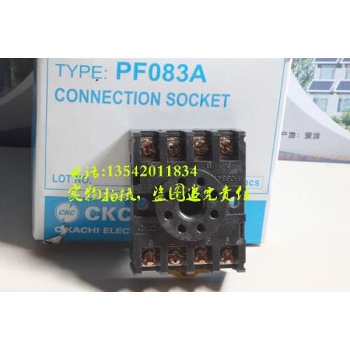 5 original genuine CKC time relay base PF083A PF-083A AH3-3 relay seat round 8 feet