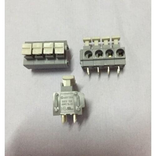 Original new 100% HB5.0 spring terminal 4-bit 10A300V AWG14-20