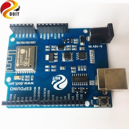 WiFi UNO R3 Compatible with UNO R3 Development Board WiFi Shield from ESpduino ESP8266 ESP-13 DIY RC Toy Tank Car
