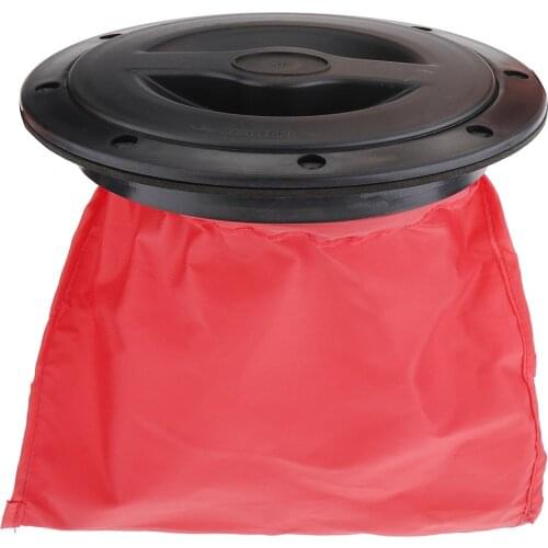 Kayak Deck Plate Marine ABS Easy Install Accessories Hatch Cover Boat Screws Round With Cat Bag Durable