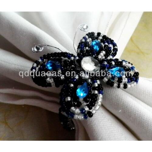 Qn13031802 beaded wedding napkin ring