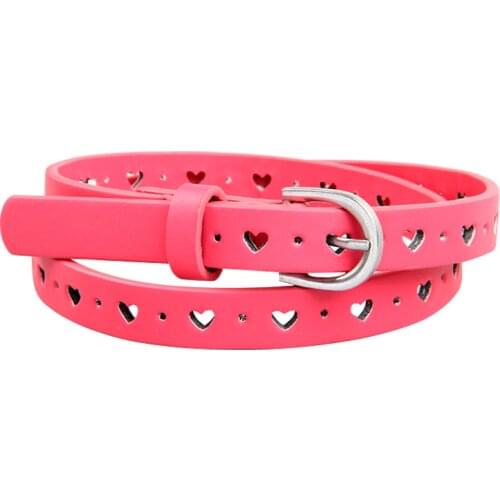 New Fashion Kids Belt Girls Belt Child Waistband Four Colors Choose Leisure Waist Strap Children PU leather Belts