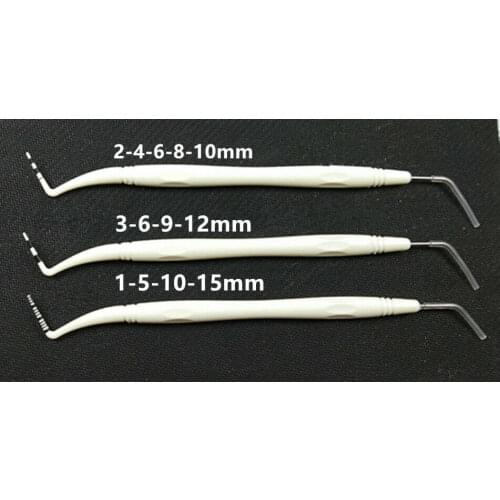 Dental Depth Implant Periodental Probe Diagnostic Periodontal Teeth Tools 3Sizes