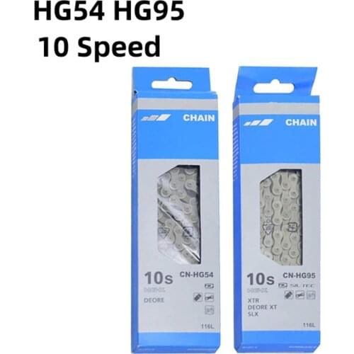 HG54 HG95 10 Speed Bicycle Chain 116 Links Ultra-light Bicycle Chain Mountain Road Bicycle Chain Replacement Parts