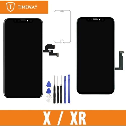 Grade Tianma OLED OEM For iPhone X/ XR LCD Display Touch Screen With Digitizer Replacement Assembly Parts Black