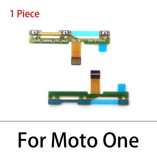 10Pcs Power On Off Volume Side Button Key Flex Cable For Moto E7 Plus G9 Play One G Power Style 5G One Macro Fusion Plus G30 G50
