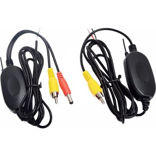 2.4G Wireless Video Transmitter Receiver Kit for Car Rear View Camera and DVD Monitor Screen Reverse Backup Rearview Cam