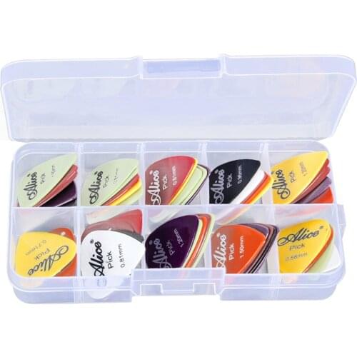 24pcs 0.58/0.71/0.81/0.96/1.20/1.50mm Thickness Guitar Picks Pic Set Gift Guitar Accessories
