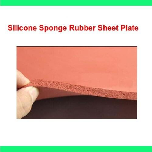 500X500X3MM Silicone Sponge Rubber Sheet Plate Pad 50x50cm(20x20") High Temp Heat Press
