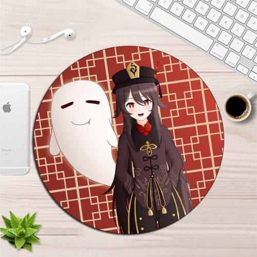 Anime cute Girl hu tao Genshin Impact Mouse Pad Keyboard Pad Cartoon Mouse Pad Desk Accessories Computer Mouse Pad Gift Washable